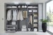 Schwebetürenschrank >indiana A< in SAHARAGRAU / ARTISAN - 300x216x65cm (BxHxT)