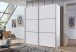 Schwebetürenschrank >indiana A< in WEISS - 200x216x65cm (BxHxT)