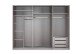 Schwebetürenschrank >indiana A< in WEISS - 300x216x65cm (BxHxT)