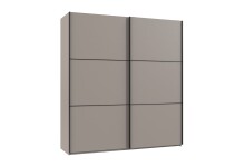 Schwebetürenschrank >indiana A< in SAHARAGRAU...