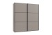 Schwebetürenschrank >indiana A< in SAHARAGRAU - 200x216x65cm (BxHxT)