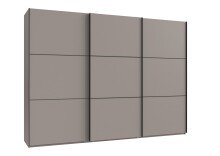 Schwebetürenschrank >indiana A< in SAHARAGRAU - 300x216x65cm (BxHxT)