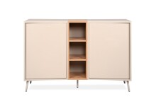 Sideboard >Sinop< in Sand / Artisan Eiche Dekor -...