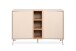 Sideboard >Sinop< in Sand / Artisan Eiche Dekor - 135x90x37,5 (BxHxT)