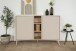 Sideboard >Sinop< in Sand / Artisan Eiche Dekor - 135x90x37,5 (BxHxT)