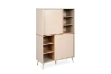 Highboard >Sinop< in Sand / Artisan Eiche Dekor -...