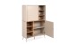Highboard >Sinop< in Sand / Artisan Eiche Dekor - 90x140x37,5 (BxHxT)
