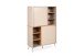 Highboard >Sinop< in Sand / Artisan Eiche Dekor - 90x140x37,5 (BxHxT)
