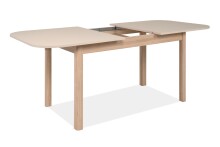 Kulissen-Esstisch >Sahara< ausziehbar bis 200cm, Samt / Riva Eiche
Dekor - 160/200x76x90 (BxHxT)