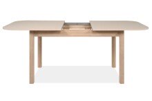 Kulissen-Esstisch >Sahara< ausziehbar bis 200cm, Samt / Riva Eiche
Dekor - 160/200x76x90 (BxHxT)