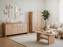Sideboard >Genf< in Jackson Hickory
(Eiche) Dekor - 164x85x40cm (BxHxT)