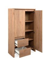 Highboard >Genf< in Jackson Hickory
(Eiche) Dekor - 86x140x40cm (BxHxT)