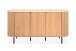 Sideboard >Fabia< in Travertin / Eiche Dekor - 160x80x40cm (BxHxT)
