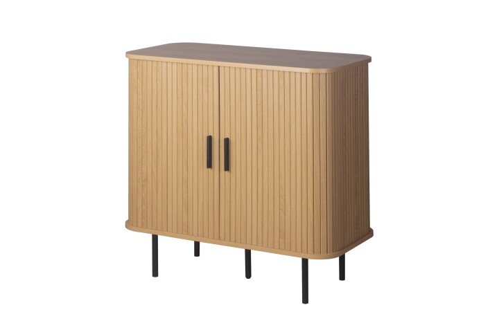 Kommode >Kajsa< in Dekor Eiche, Holzwerkstoff - 80x80x40cm (BxHxT)