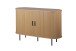 Sideboard >Kajsa< in Dekor Eiche, Holzwerkstoff - 120x80x40cm (BxHxT)
