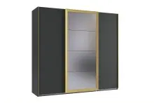 Schwebetürenschrank >KATAR< in GRAPHIT +...