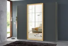 Schwebetürenschrank >KATAR< in GRAPHIT +...