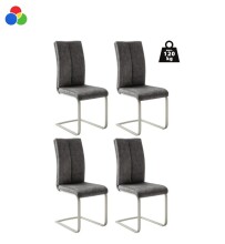 Freischwinger >HUDSON< (4er-Set) mit Griff,...