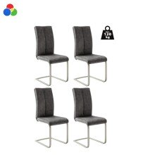 Freischwinger >HUDSON< (4er-Set) mit Griff,...