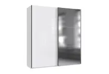 Schwebetürenschrank >indiana C< in WEISS +...
