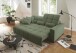 Big-Sofa >Maggy< Sitztiefen- / Kopfteilverstellung, Cord oliv - 242x110x121cm (BxHxT)