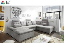 Wohnlandschaft >NALO< Schlaffunktion,...