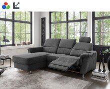 Ecksofa >Ludwigshafen< Motor-funktion,...