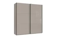 Schwebetürenschrank >indiana C< in SAHARAGRAU...