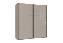 Schwebetürenschrank >indiana C< in SAHARAGRAU...