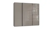 Schwebetürenschrank >indiana C< in SAHARAGRAU...