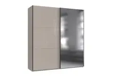 Schwebetürenschrank >indiana C< in SAHARAGRAU...