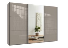 Schwebetürenschrank >indiana C< in SAHARAGRAU...