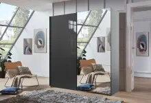 Schwebetürenschrank >indiana C< in GRAPHIT +...