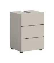 Waschbeckenunterschrank >Vira< in kaschmir - 38x56x34cm (BxHxT)