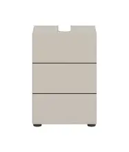 Waschbeckenunterschrank >Vira< in kaschmir - 38x56x34cm (BxHxT)