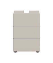 Waschbeckenunterschrank >Vira< in kaschmir - 38x56x34cm (BxHxT)