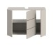Waschbeckenunterschrank >Vira< in kaschmir - 82x56x34cm (BxHxT)