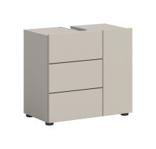 Waschbeckenunterschrank >Vira< in kaschmir -...