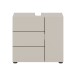 Waschbeckenunterschrank >Vira< in kaschmir - 60x57x34cm (BxHxT)