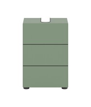 Waschbeckenunterschrank >Vira< in Smoke Green -...