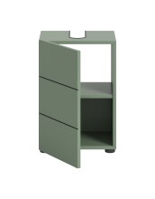 Waschbeckenunterschrank >Vira< in Smoke Green - 38x56x34cm (BxHxT)