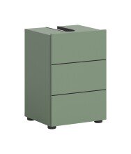Waschbeckenunterschrank >Vira< in Smoke Green -...