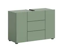 Waschbeckenunterschrank >Vira< in Smoke Green -...