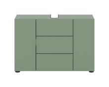 Waschbeckenunterschrank >Vira< in Smoke Green - 82x56x34cm (BxHxT)
