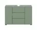 Waschbeckenunterschrank >Vira< in Smoke Green - 82x56x34cm (BxHxT)