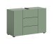 Waschbeckenunterschrank >Vira< in Smoke Green - 82x56x34cm (BxHxT)