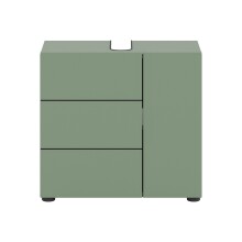 Waschbeckenunterschrank >Vira< in Smoke Green -...
