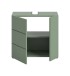 Waschbeckenunterschrank >Vira< in Smoke Green - 60x57x34cm (BxHxT)