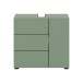 Waschbeckenunterschrank >Vira< in Smoke Green - 60x57x34cm (BxHxT)