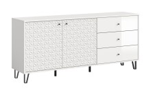 Sideboard >Prisma< in Weiß - 170x76x40cm (BxHxT)